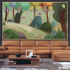 Tranh trang trí phòng ngủ trẻ em