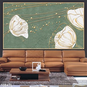 Tranh hoa trang trí tường hiện đại