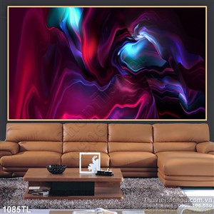 Tranh nghệ thuật hiện đại trang trí phòng khách