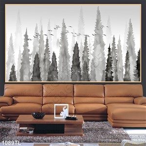 Tranh màu nước trang trí tường đẹp