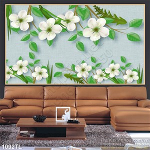 Tranh hoa mai trang trí treo tường
