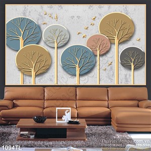 Tranh cây trang trí tường đẹp