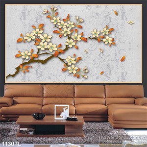 Tranh tranh hoa trang trí tường đẹp