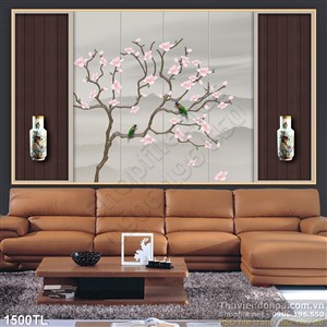 Tranh hoa đào treo tường