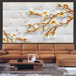 Tranh hoa trang trí treo tường đẹp