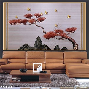 Tranh cây Tùng in UV chất lượng cao