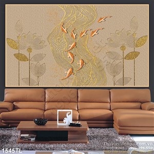 Tranh điêu khắc cá chép mới nhất