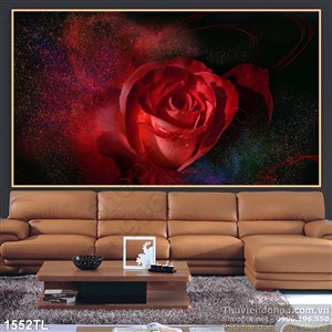 Tranh hoa hồng nghệ thuật hiện đại