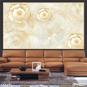 Tranh hoa trang trí phòng khách