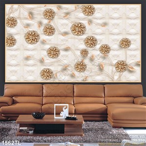 Tranh hoa vàng trang trí phòng ngủ đẹp