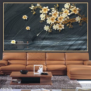 Tranh hoa đào trang trí treo tường