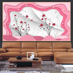 Tranh hoa hồng trang trí treo tường đẹp