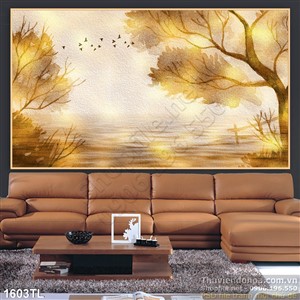 Tranh cây trang trí nghệ thuật treo tường đẹp