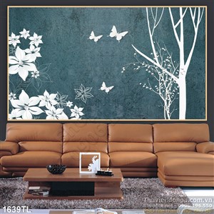 Tranh hoa nghệ thuật trang trí treo tường