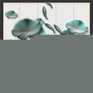 Tranh điêu khắc lá Sen và cá nghệ thuật