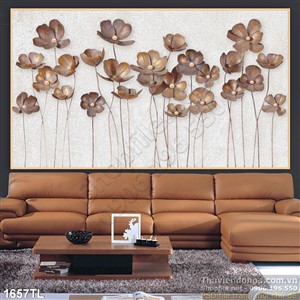 Tranh hoa hiện đại trang trí treo tường
