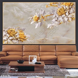 Tranh giả ngọc hoa Cúc đẹp nhất