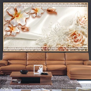 Tranh hoa hồng kim cương mới nhất