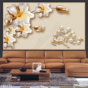 Tranh hoa điêu khắc nghệ thuật