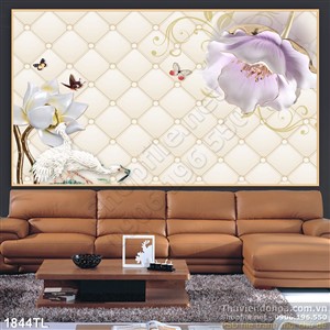 Tranh hoa Sen giả ngọc mới nhất