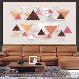 Tranh hình khối trang trí tường đẹp