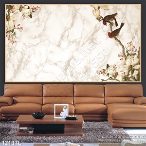 Tranh giả ngọc trang trí phòng khách đẹp