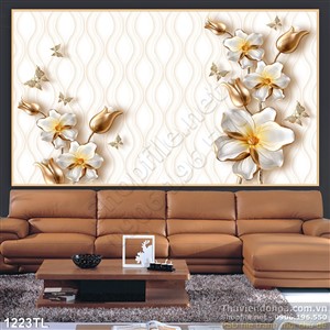Tranh lụa 3D trang trí treo tường mới nhất