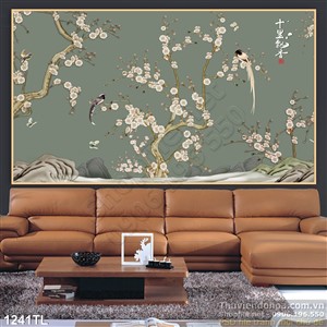 Tranh chim én decor  dán tường