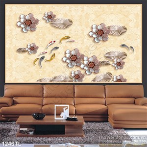 Tranh hoa kim cương trang trí treo tường đẹp