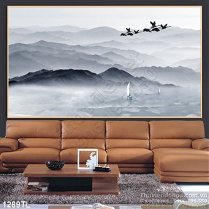 Tranh thư pháp nghệ thuật trang trí tường