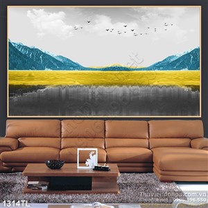 Tranh sơn dầu trang trí đẹp độc đáo