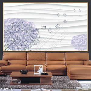 Tranh hoa trang trí tường đẹp