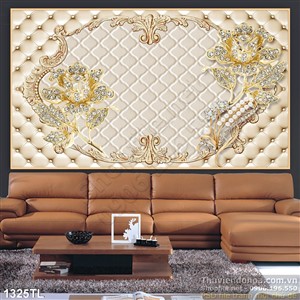 Tranh 3D cổ điển trang trí tường