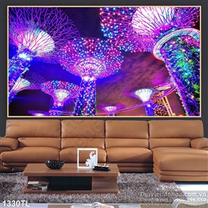 Tranh pháo hoa trang trí đẹp