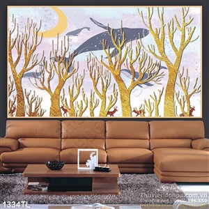 Tranh trang trí phòng ngủ cho bé