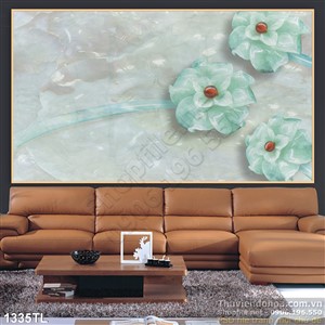 Tranh giả ngọc hoa trang trí treo tường đẹp