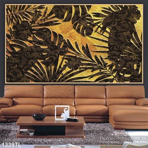 Tranh lá decor treo tường