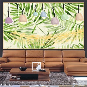 Tranh decor trang trí tường phòng khách