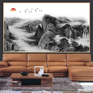 Tranh thư pháp phong thủy đẹp mới nhất