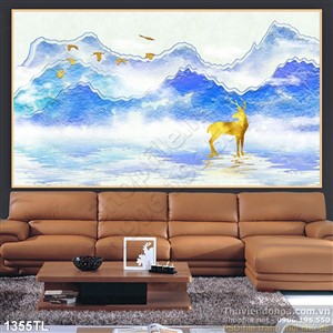 Tranh màu nước trang trí phòng đẹp