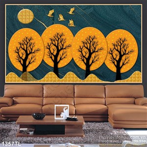 Tranh lụa decor tường đẹp nhất