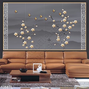 Tranh hoa mai trang trí đẹp nhất