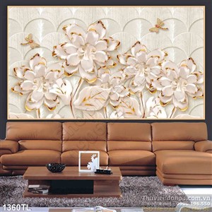 Tranh lụa 3D trang trí tường mới nhất hiện nay