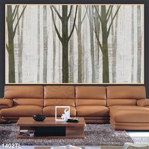 Tranh trang trí dán tường phòng khách đẹp