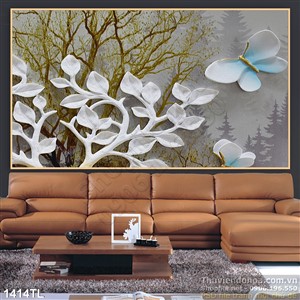 Tranh điêu khắc nghệ thuật trang trí phòng khách