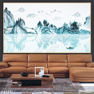 Tranh màu nước trang trí treo tường