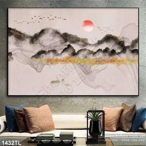 Tranh thư pháp trang trí tường