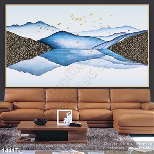 Tranh màu nước nghệ thuật hiện đại