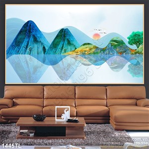 Tranh úi nghệ thuật trang trí nội thất hiện đại