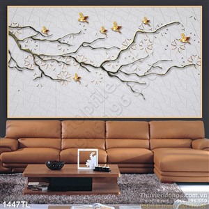 Tranh lụa trang trí treo tường nghệ thuật